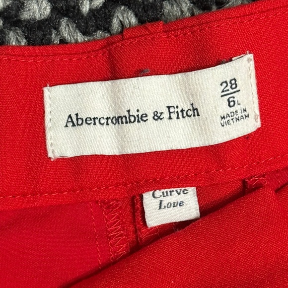 Abercrombie & Fitch Curve Love Dress Pants Women’s 28L High Rise Pleated Classic - Picture 3 of 5